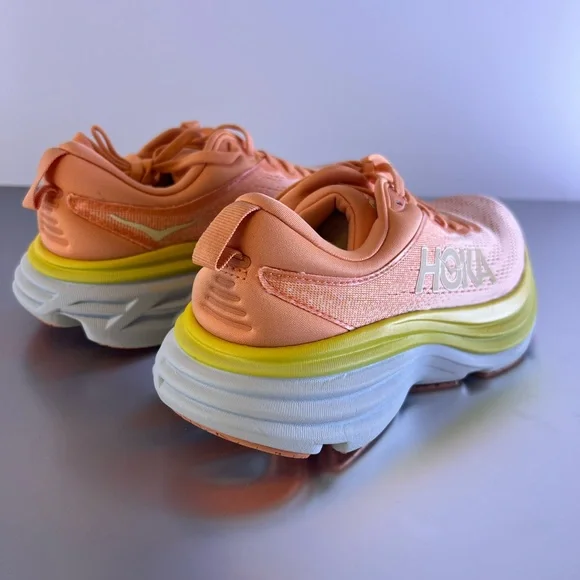 HOKA ONE ONE BONDI 8 Coral, Size US W 7B New, Without Box. - Picture 7 of 10